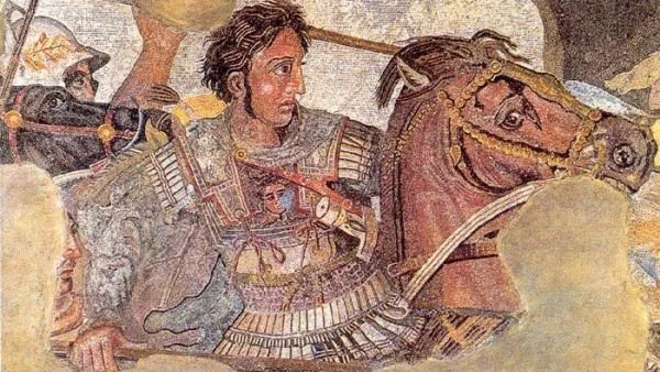 Alexander The Great on a horse